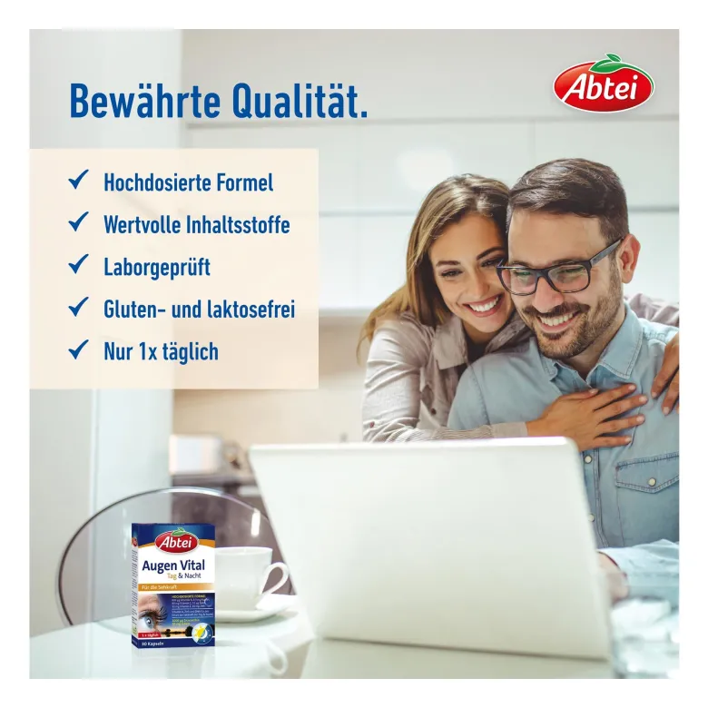 Abtei Augen Vital Tag & Nacht Kapseln, 30 St