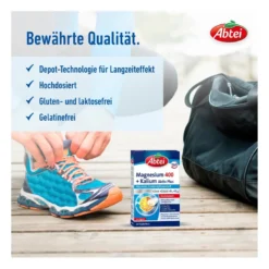 Abtei Magnesium 400+Kalium Depot-Tabletten, 30 St
