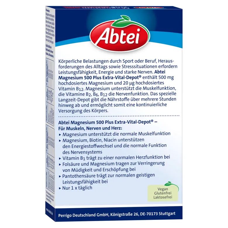 Abtei Magnesium 500 Plus Tabletten, 42 St