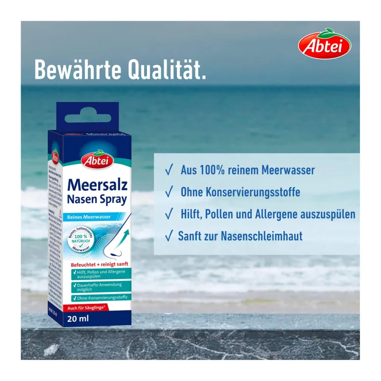 Abtei Meersalz Nasen Spray, 20 ml