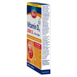 Abtei Vitamin D3 2500 I.E. Mini-Tabletten, 50 St