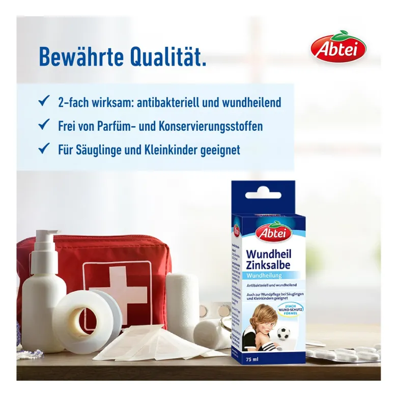 Abtei Wundheil Zinksalbe, 75 ml