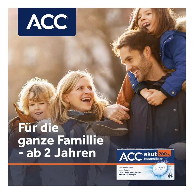 ACC akut 200 Hustenlöser Brausetabletten ab 2 Jahren, 20 St