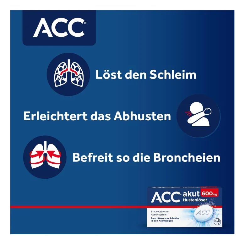 ACC akut 600 Hustenlöser Brausetabletten, 20 St