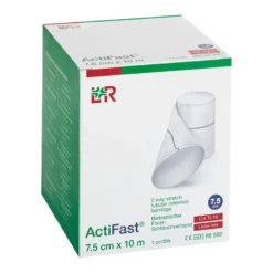ActiFast Schlauchverband 7,5 cm x 10 m blau, 1 St