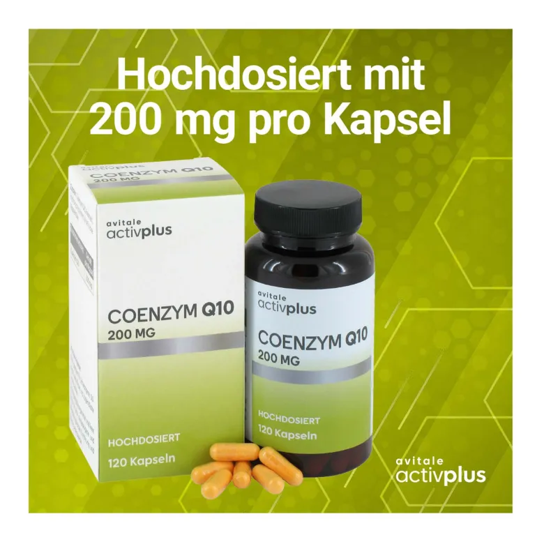 Activplus Coenzym Q10 200mg Kapseln, 120 St