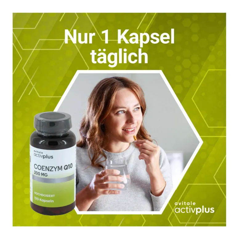 Activplus Coenzym Q10 200mg Kapseln, 120 St