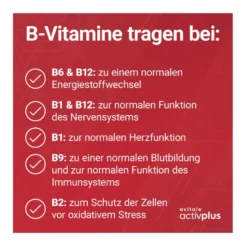 Activplus Vitamin B Komplex Tabletten, 180 St