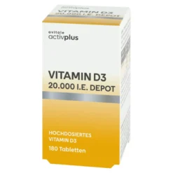 Activplus Vitamin D3 20.000 I.E. Depot Tabletten, 180 St