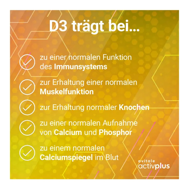 Activplus Vitamin D3 20.000 I.E. Depot Tabletten, 180 St