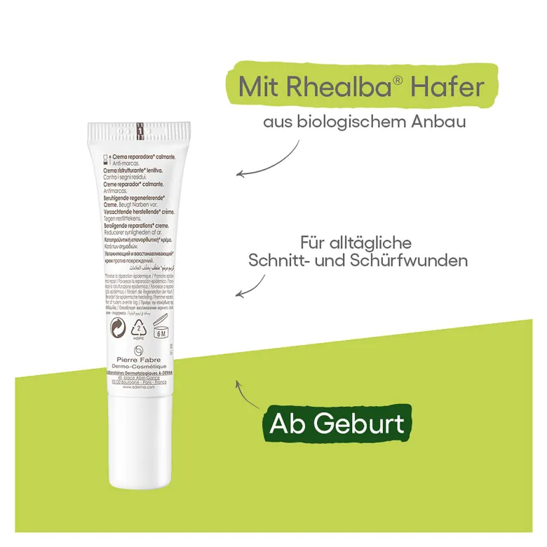 A-Derma DERMALIBOUR+ CICA Reparierende Creme, 15 ml