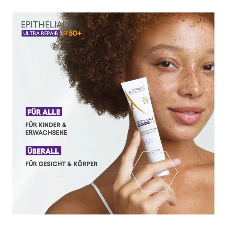A-Derma Epitheliale Ultra Repair Regenerierende Creme LSF50+, 40 ml