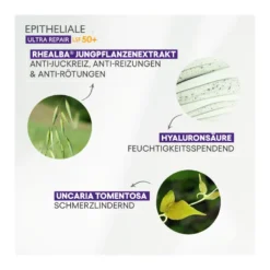 A-Derma Epitheliale Ultra Repair Regenerierende Creme LSF50+, 40 ml