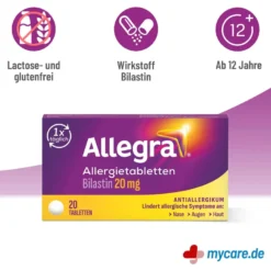 Allegra Allergietabletten 20 mg, 20 St