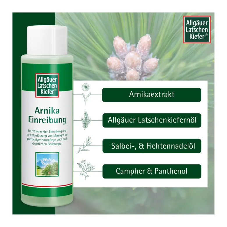 Allgäuer Latschenkiefer Arnika Einreibung, 500 ml