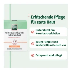 Allgäuer Latschenkiefer Hornhaut Reduzierer Fußpflegebad, 10X10 g