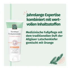 Allgäuer Latschenkiefer Hornhaut Reduziercreme Orange, 100 ml