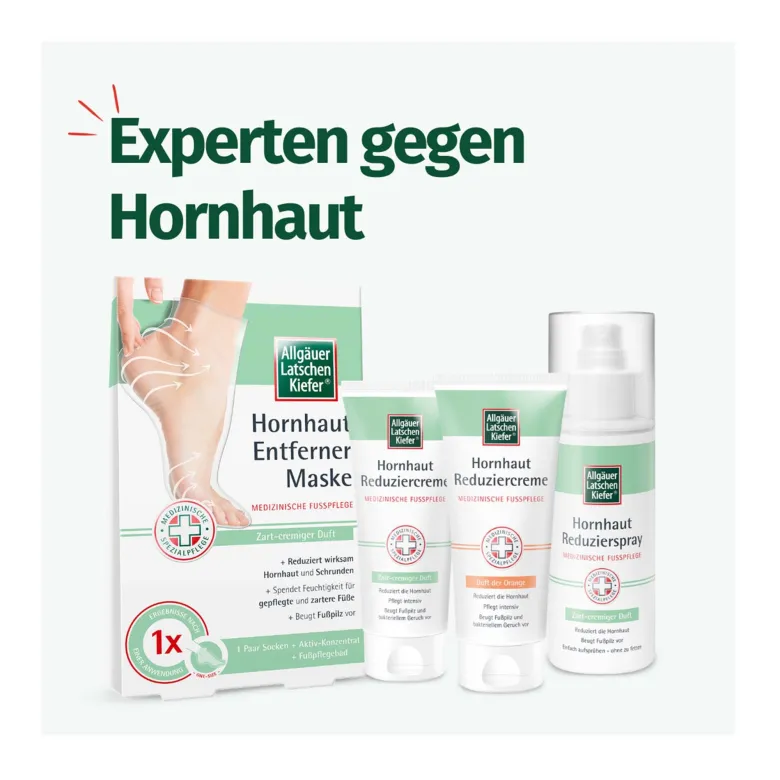 Allgäuer Latschenkiefer Hornhaut Entferner Maske Cremig, 1 P