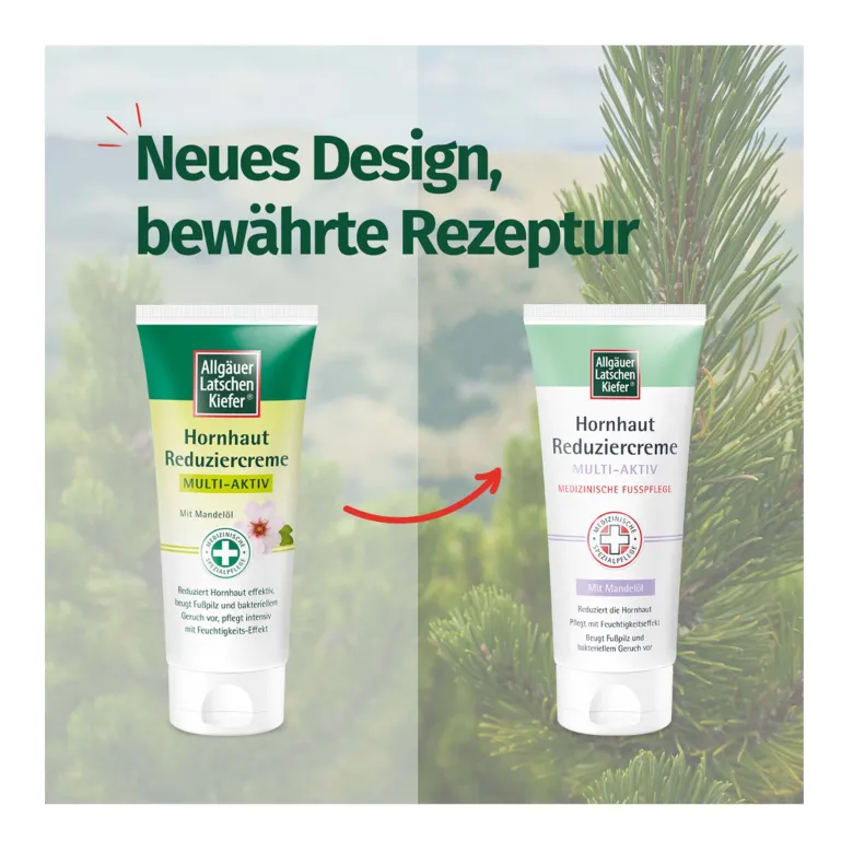 Allgäuer Latschenkiefer Hornhaut Reduziercreme Multi-Aktiv, 100 ml