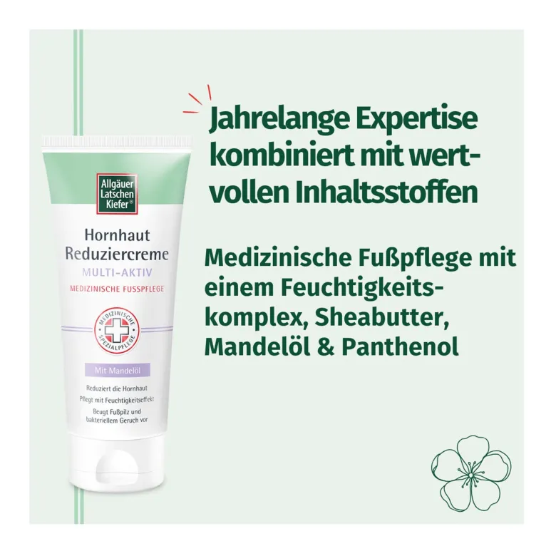 Allgäuer Latschenkiefer Hornhaut Reduziercreme Multi-Aktiv, 100 ml