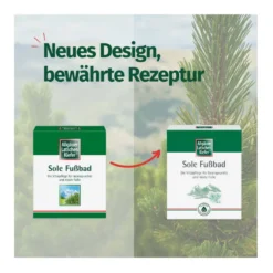 Allgäuer Latschenkiefer Sole Fußbad, 10X10 g