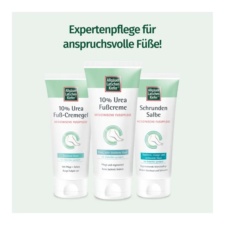 Allgäuer Latschenkiefer 10 % Urea Fußcreme, 100 ml