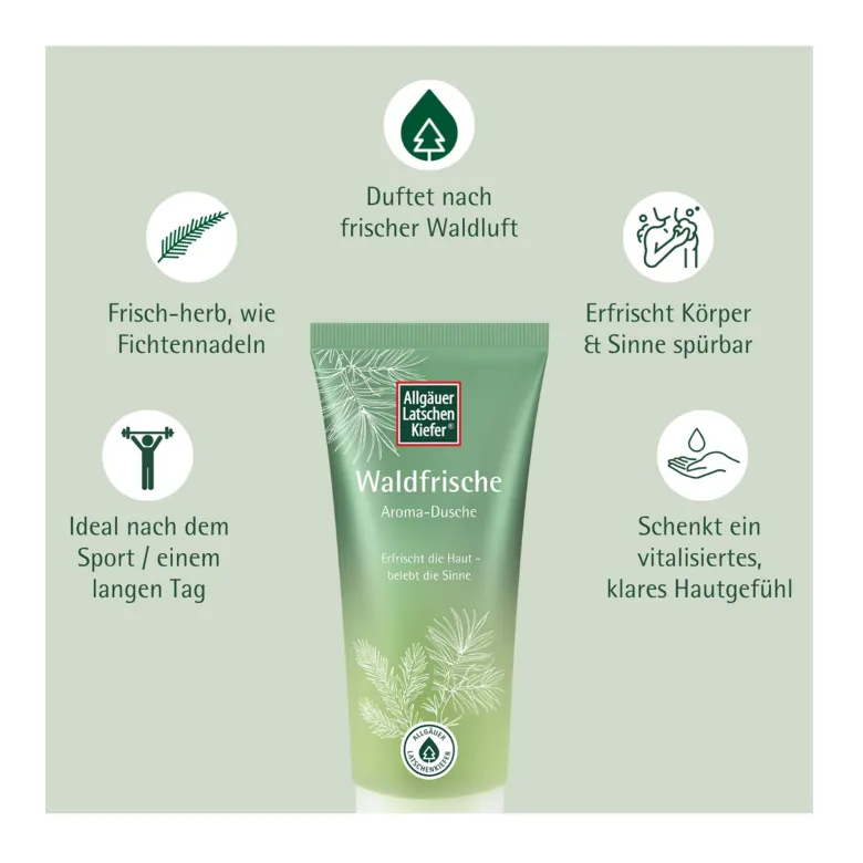 Allgäuer Latschenkiefer Waldfrische Aroma-Dusche, 200 ml