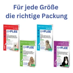 Amflee 402 mg Lösung zum Auftropfen für sehr große Hunde, 3 St