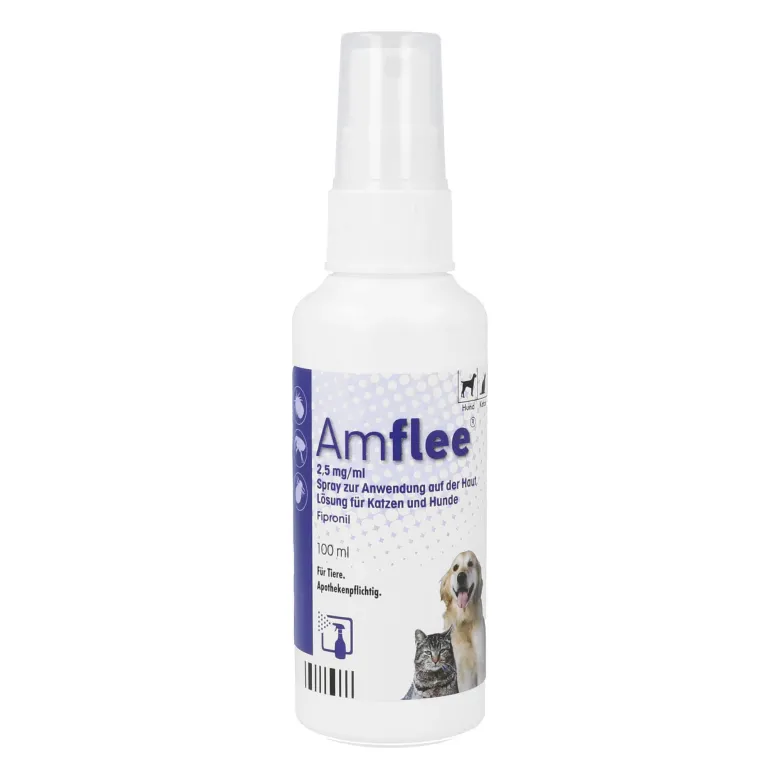 Amflee 2,5 mg/ml Spray Lösung für Katzen und Hunde, 100 ml