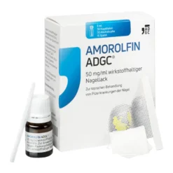 Amorolfin Adgc 50 mg/ml wirkstoffhaltiger Nagellack, 3 ml