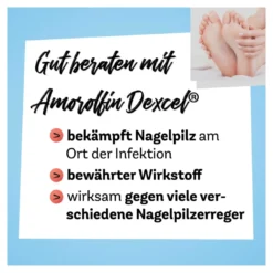 Amorolfin Dexcel 50 mg/ml wirkstoffhaltiger Nagellack, 5 ml