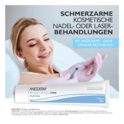 Anesderm 25 mg/g + 25 mg/g Creme, 30 g