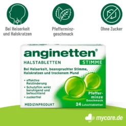 Anginetten Stimme Lutschtabletten, 24 St