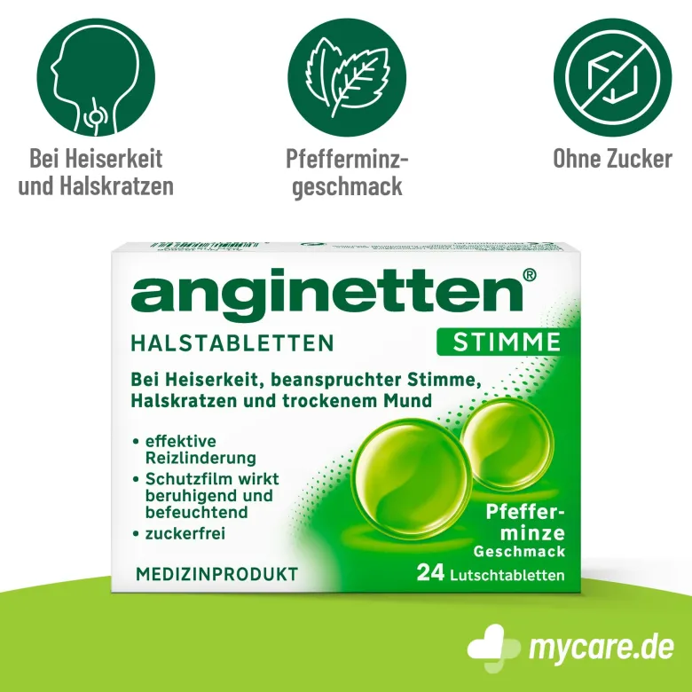 Anginetten Stimme Lutschtabletten, 24 St