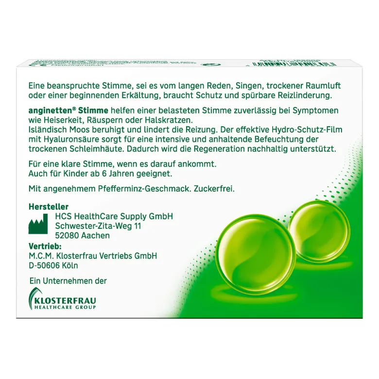 Anginetten Stimme Lutschtabletten, 24 St