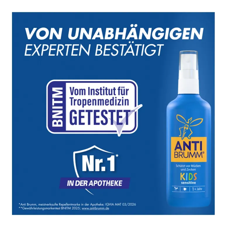 Anti-Brumm Kids sensitive Pumpspray, 75 ml