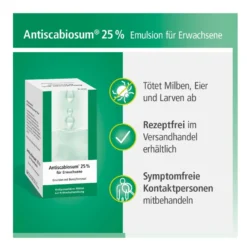 Antiscabiosum 25 % Emulsion für Erwachsene, 200 g