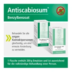 Antiscabiosum 25 % Emulsion für Erwachsene, 200 g