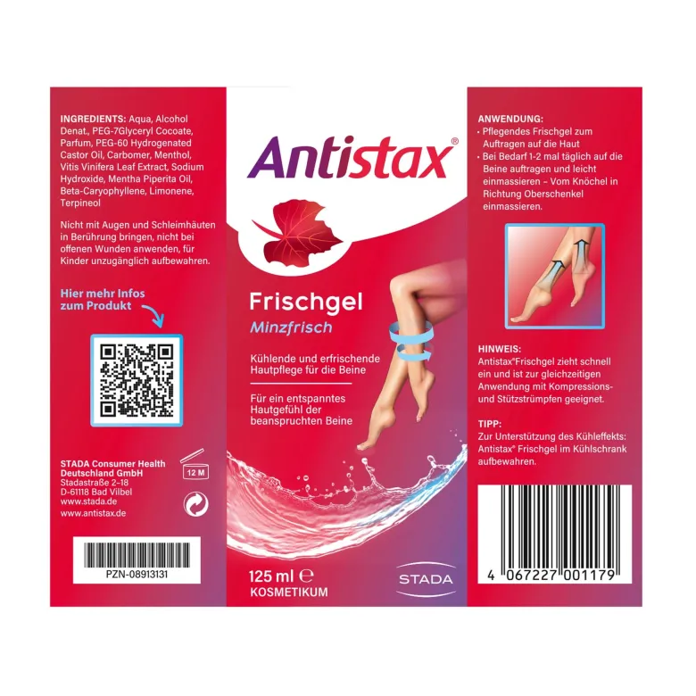 Antistax Frischgel, 125 ml