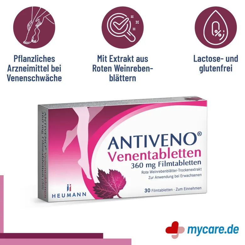 Antiveno Venentabletten 360 mg Filmtabletten, 30 St