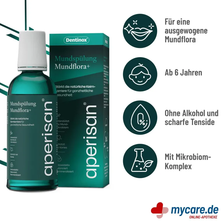 Aperisan Mundspülung Mundflora+, 400 ml