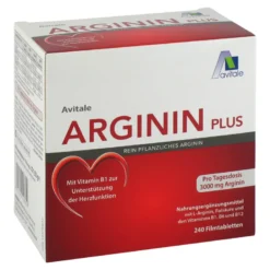 Arginin Plus Vitamin B1+B6+B12+Folsäure Filmtabletten, 240 St