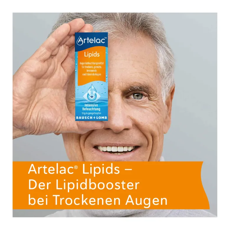 Artelac Lipids Augengeltropfen für stark tränende Augen, 3X10 g
