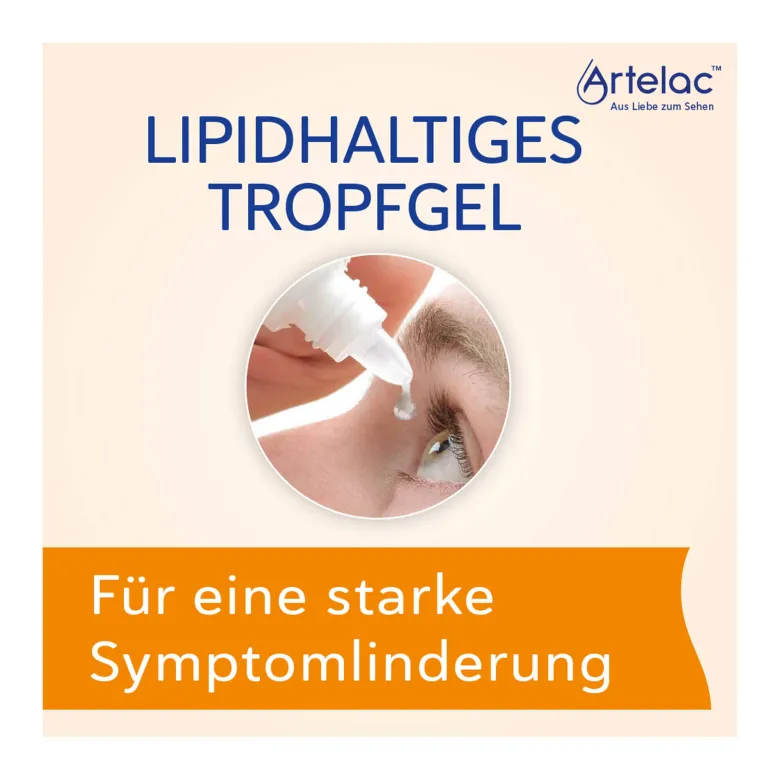 Artelac Lipids Augengeltropfen für stark tränende Augen, 3X10 g