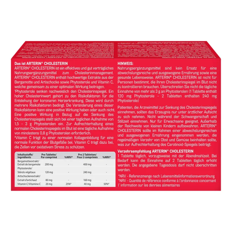 Arterin Cholesterin Tabletten, 90 St