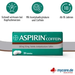 Aspirin Coffein Tabletten, 20 St