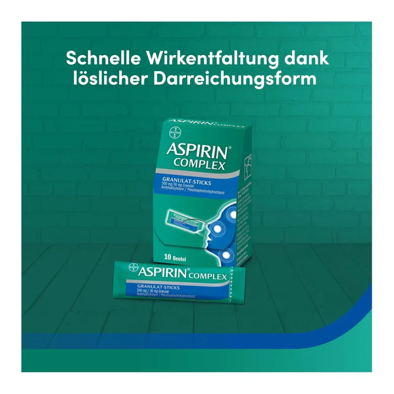 Aspirin Complex Granulat-Sticks, 10 St