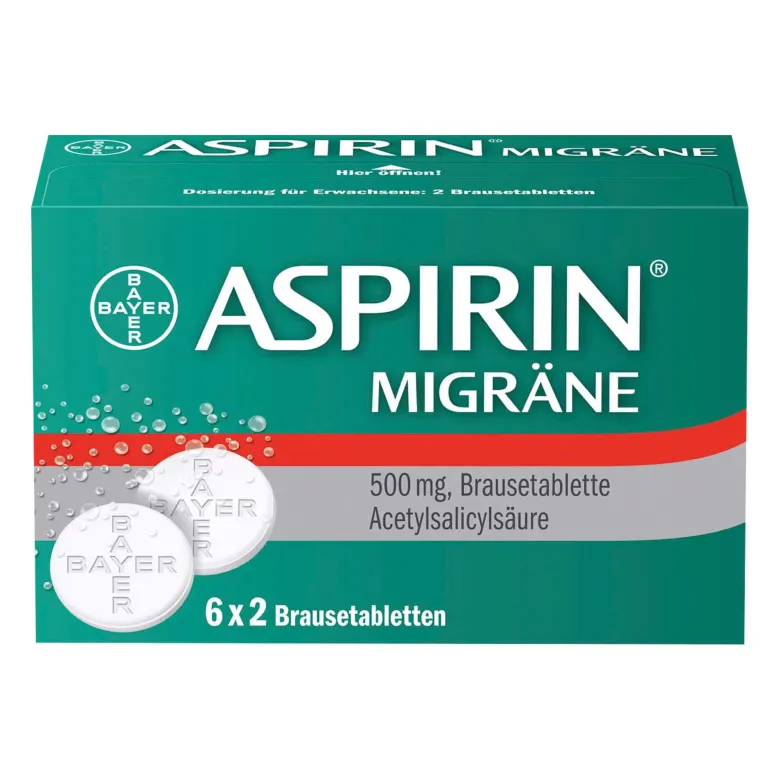 Aspirin Migräne Brausetabletten, 12 St