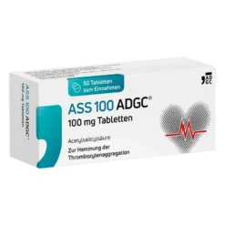 ASS 100 ADGC 100 mg Tabletten, 50 St