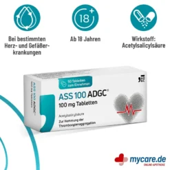 ASS 100 ADGC 100 mg Tabletten, 50 St